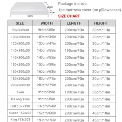 Wasserdichter Matratzenschoner – Atmungsaktiver Bettbezug, allergie- und staubmilbenresistent