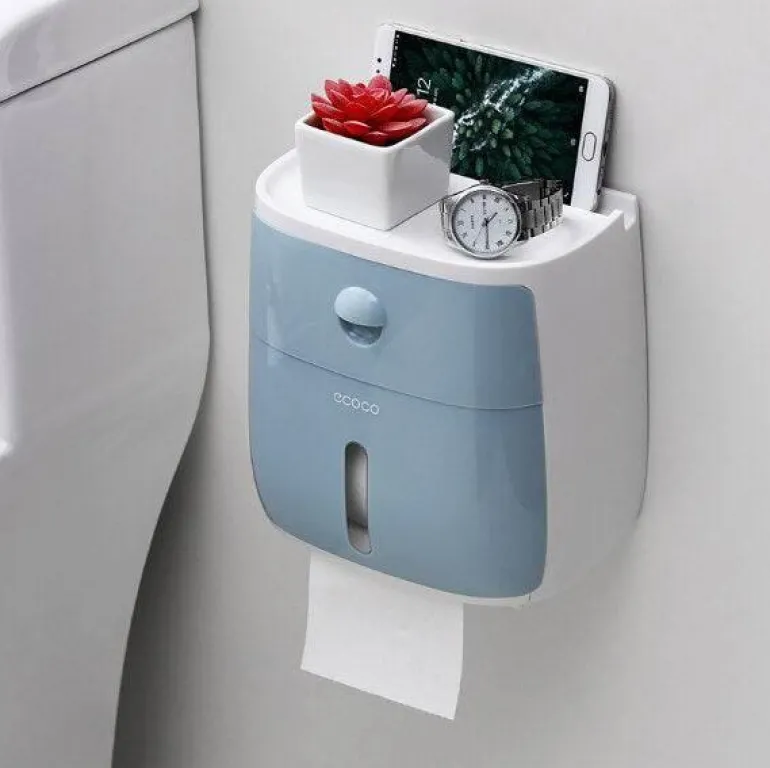 Wasserdichter Toilettenpapierhalter - Badezimmer-Aufbewahrungs-Organizer