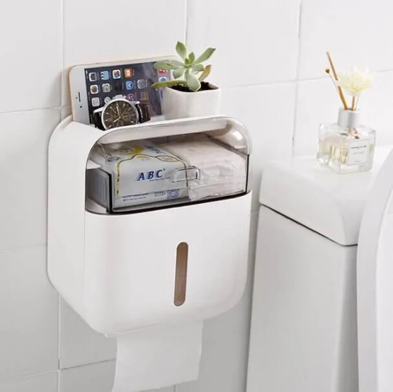 Wasserdichter Toilettenpapierhalter - Badezimmer-Aufbewahrungs-Organizer