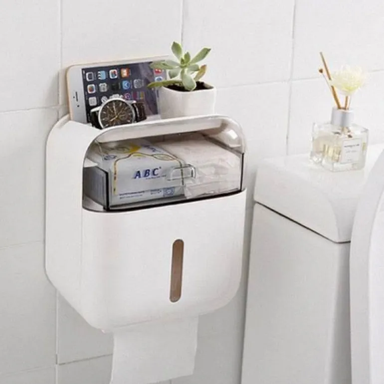 Wasserdichter Toilettenpapierhalter - Badezimmer-Aufbewahrungs-Organizer