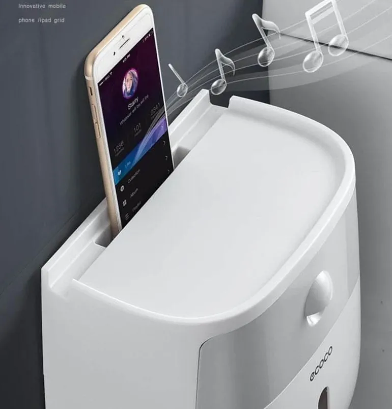 Wasserdichter Toilettenpapierhalter - Badezimmer-Aufbewahrungs-Organizer