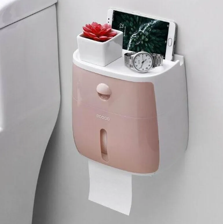 Wasserdichter Toilettenpapierhalter - Badezimmer-Aufbewahrungs-Organizer