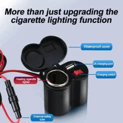 Wasserdichtes USB-Motorradladegerät - Lenkerzubehör