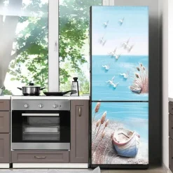 Wasserfester selbstklebender Kühlschrankaufkleber – stilvolles Küchendekor