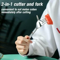 Wassermelonenschneider - Einfache Obstschneidegabel