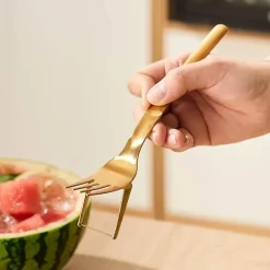 Wassermelonenschneider-Gabel - Schneidwerkzeug aus Edelstahl