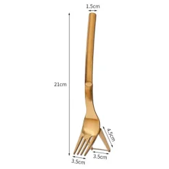 Wassermelonenschneider-Gabel - Schneidwerkzeug aus Edelstahl