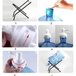 Wasserspender-Gestell - Organizer zur Aufbewahrung von Wasserflaschen