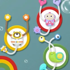 Wassersprinkler-Badespielzeug für Kinder – lustiges Badewannen-Sprühspiel