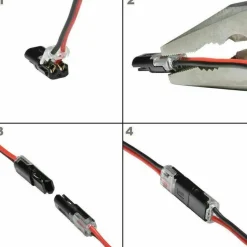 Waterproof Electrical Wire Connector Set - Cable Connection Kit