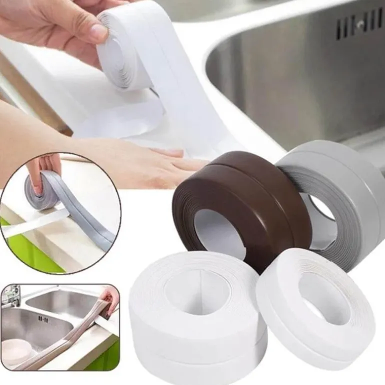 Waterproof Shower Seal Strip - Easy Install Bath Waterproofing