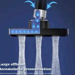 Water-Saving Mini Rainfall Shower Head - Cloud Design
