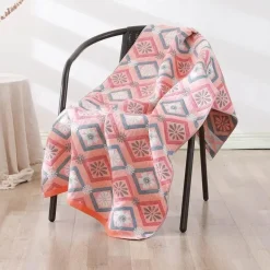 Weiches, schnelltrocknendes Badetuch aus Baumwolle – 70 x 140 cm