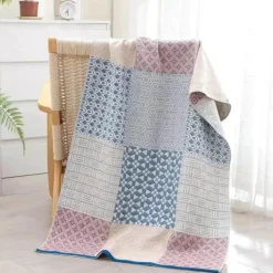 Weiches, schnelltrocknendes Badetuch aus Baumwolle – 70 x 140 cm