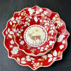 Weihnachtsgeschirr-Set - Teller, Tassen, Schüsseln