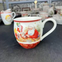 Weihnachtsgeschirr-Set - Teller, Tassen, Schüsseln