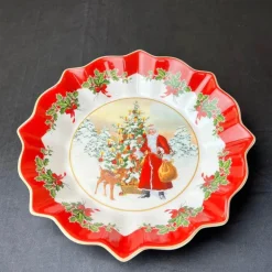 Weihnachtsgeschirr-Set - Teller, Tassen, Schüsseln