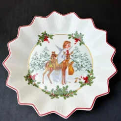 Weihnachtsgeschirr-Set - Teller, Tassen, Schüsseln