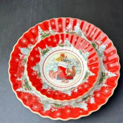 Weihnachtsgeschirr-Set - Teller, Tassen, Schüsseln