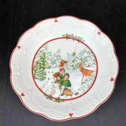 Weihnachtsgeschirr-Set - Teller, Tassen, Schüsseln