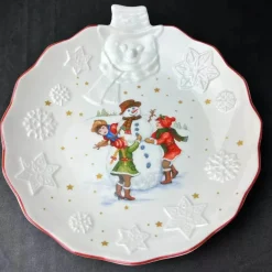 Weihnachtsgeschirr-Set - Teller, Tassen, Schüsseln