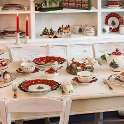 Weihnachtsgeschirrset aus Porzellan – Festliche Feiertagsgeschirrkollektion