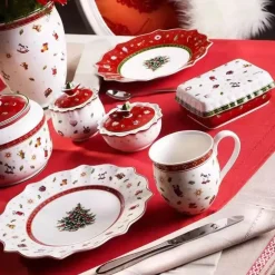 Weihnachtsgeschirrset aus Porzellan – Festliche Feiertagsgeschirrkollektion