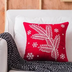 Weihnachtskissenbezüge mit Schneeflocken und Elchmotiv – Festliche dekorative Kissenbezüge