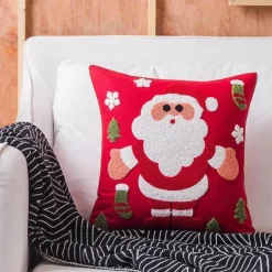 Weihnachtskissenbezüge mit Schneeflocken und Elchmotiv – Festliche dekorative Kissenbezüge