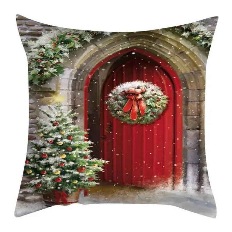 Weihnachtskissenbezug-Set – Festliche Sofadekoration