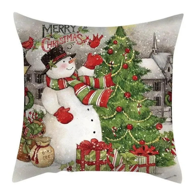 Weihnachtskissenbezug-Set – Festliche Sofadekoration