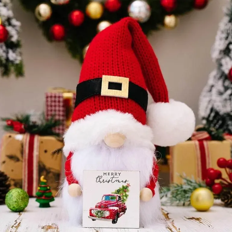 Weihnachtsmann-inspirierte Gnomenpuppe – Bezaubernde Weihnachtsdekoration