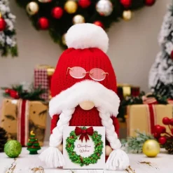 Weihnachtsmann-inspirierte Gnomenpuppe – Bezaubernde Weihnachtsdekoration