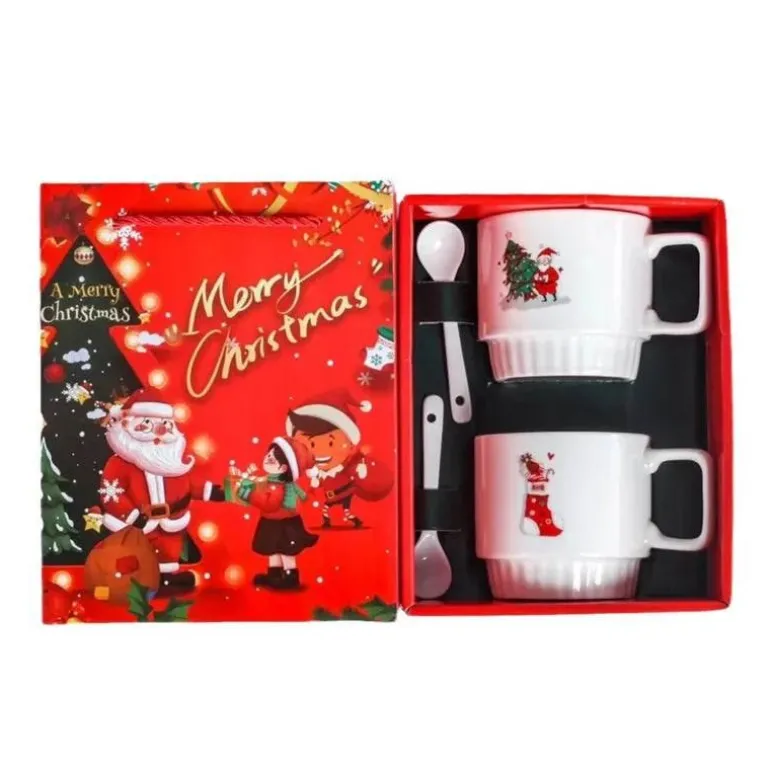 Weihnachtsmann-Keramiktassen-Set – das perfekte Weihnachtsgeschenk für festliche Feiern