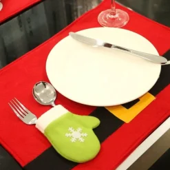 Weihnachtsmann-Tischsets – Festliche Weihnachtsdekoration