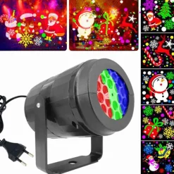 Weihnachts-Schneeflocken-Projektorlicht – Festliche Weihnachtsdekoration