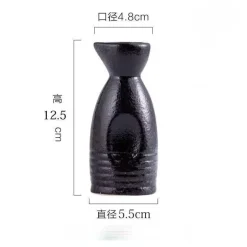 Wein- und Sake-Set aus Keramik mit Heizung – Elegantes Servierset