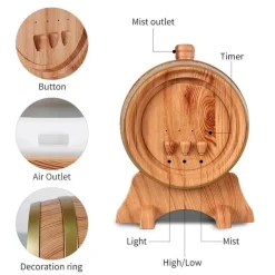 Weinfass-Bluetooth-Aromadiffusor-Lautsprecher – Smartes Design