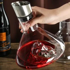 Weinkaraffe aus Kristall – Verträumtes Bergdesign