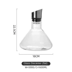 Weinkaraffe aus Kristall – Verträumtes Bergdesign