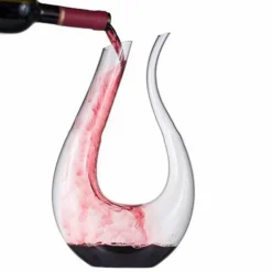 Weinkaraffe aus Kristallglas – handgefertigtes, einzigartiges Barzubehör