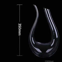 Weinkaraffe aus Kristallglas – handgefertigtes, einzigartiges Barzubehör