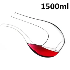 Weinkaraffe aus Kristallglas – handgefertigtes, einzigartiges Barzubehör