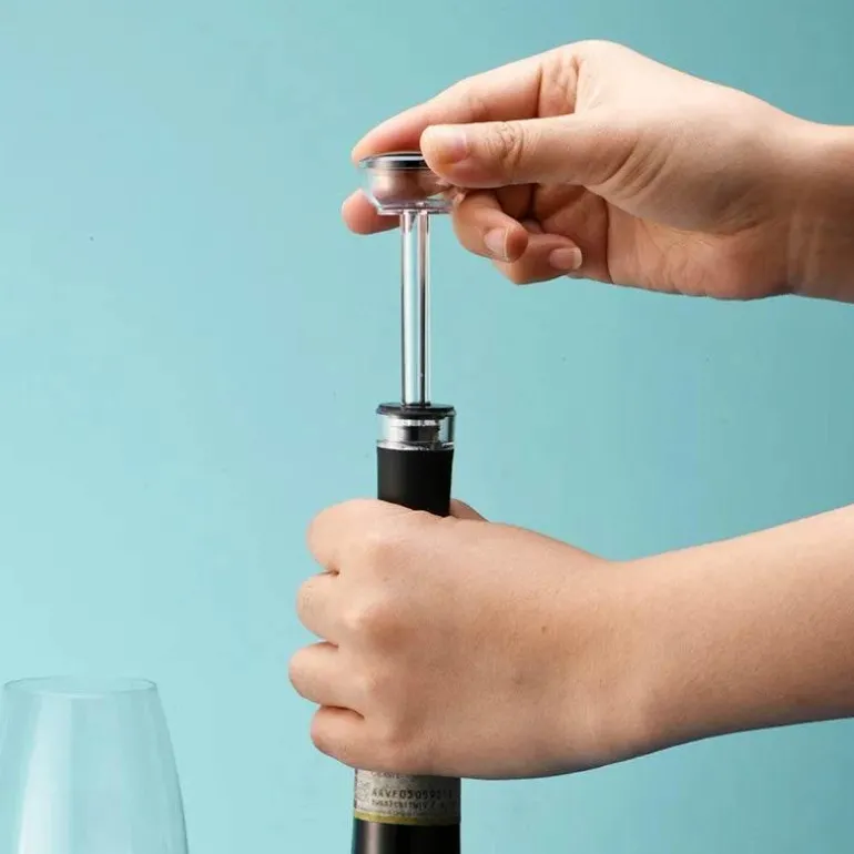 Wein-Vakuumverschluss zum Bewahren der Frische von Champagner und Sekt