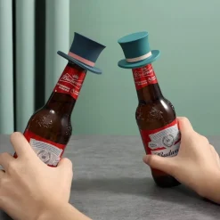 Weinverschluss mit Zauberhut – lustiger dekorativer Weinverschluss