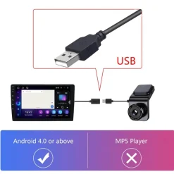 Weitwinkel-Dashcam mit Nachtsicht – Fahrassistenzkamera