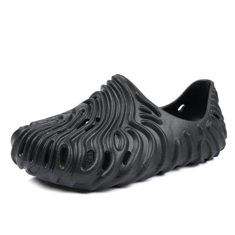 Wellenförmige Strandpantoffeln – bequeme, atmungsaktive Sandalen