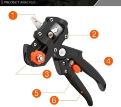 Werkzeugset zum Pfropfen von Obstbäumen – Gartenscheren-Set