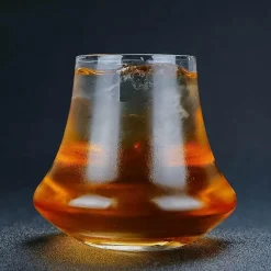 Whiskybecher aus Kristallglas – Spirituosenbecher aus Glas mit dickem Boden