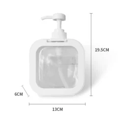 White Soap Dispenser - Modern Bathroom Accessory